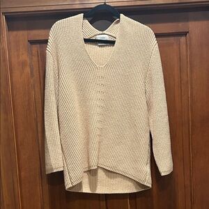 Urban Outfitters Beige V-Neck Sweater